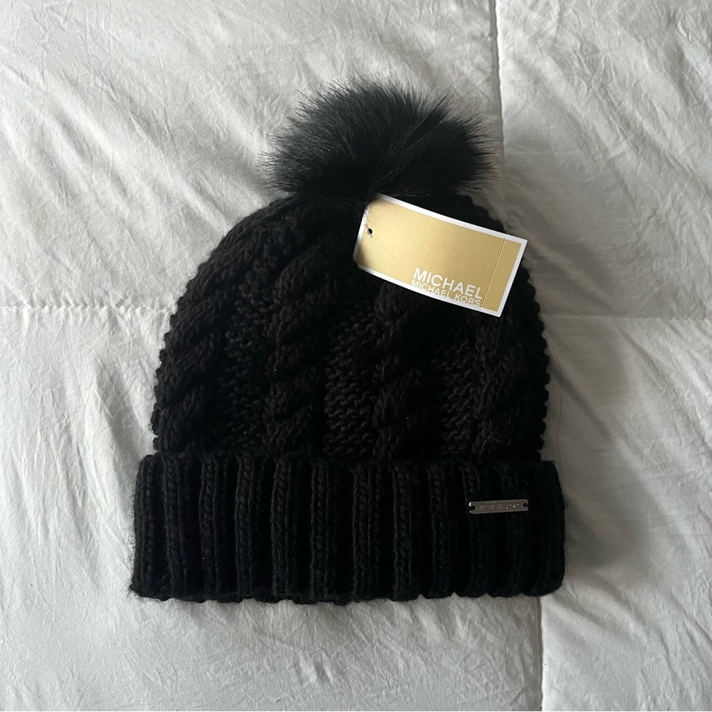 black michael kors beanie